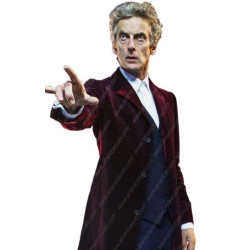 12 Doctor Who Maroon Velvet Coat