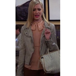 2 Broke Girls S06 Caroline Channing Vegan Leather Jacket