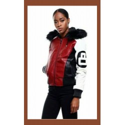 8 Ball Red Leather Jacket