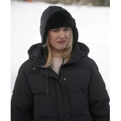 Alexandra Breckenridge My Secret Santa Puffer Coat Alexandra Breckenridge My Secret Santa Puffer Coat
