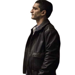 Amr Waked Lucy Black Leather Jacket
