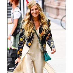 And Just Like That Carrie Bradshaw Floral Jacket