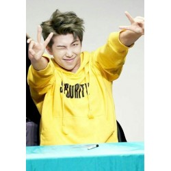 BTS RM Yellow Security Hoodie