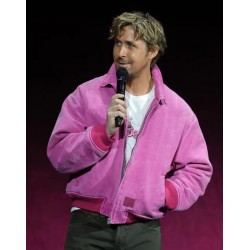 Barbie 2023 Ken Suede Pink Jacket
