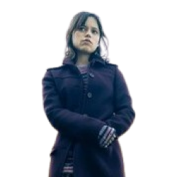 Beetlejuice Jenna Ortega Purple Long Coat