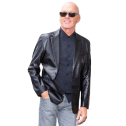 Beetlejuice Michael Keaton Black Leather Jacket