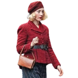 Blitz 2024 Saoirse Ronan Red Jacket