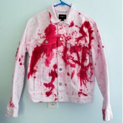 Blood Splatter Denim Jacket