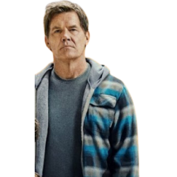 Brothers 2024 Josh Brolin Blue Plaid Jacket