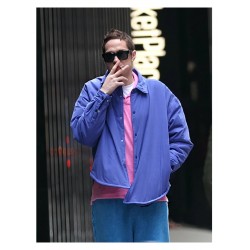 Bupkis 2023 Pete Davidson Purple Jacket