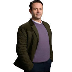 Buried Adam Fergus Army Green Quilted Jacket