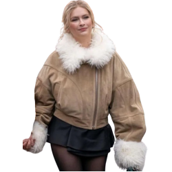 Camille Emily S04 Shearling Leather Jacket