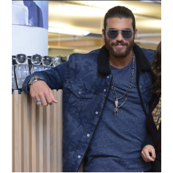 Can Yaman Erkenci Kus Denim Jacket