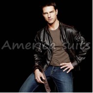 Tom Cruise Brown Leather Jacket 