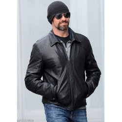 Hugh Jackman Hollywood Celebrity Leather Jacket