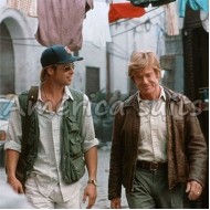 Robert Redford Brown Distressed Leather Jacket From The Spy Game