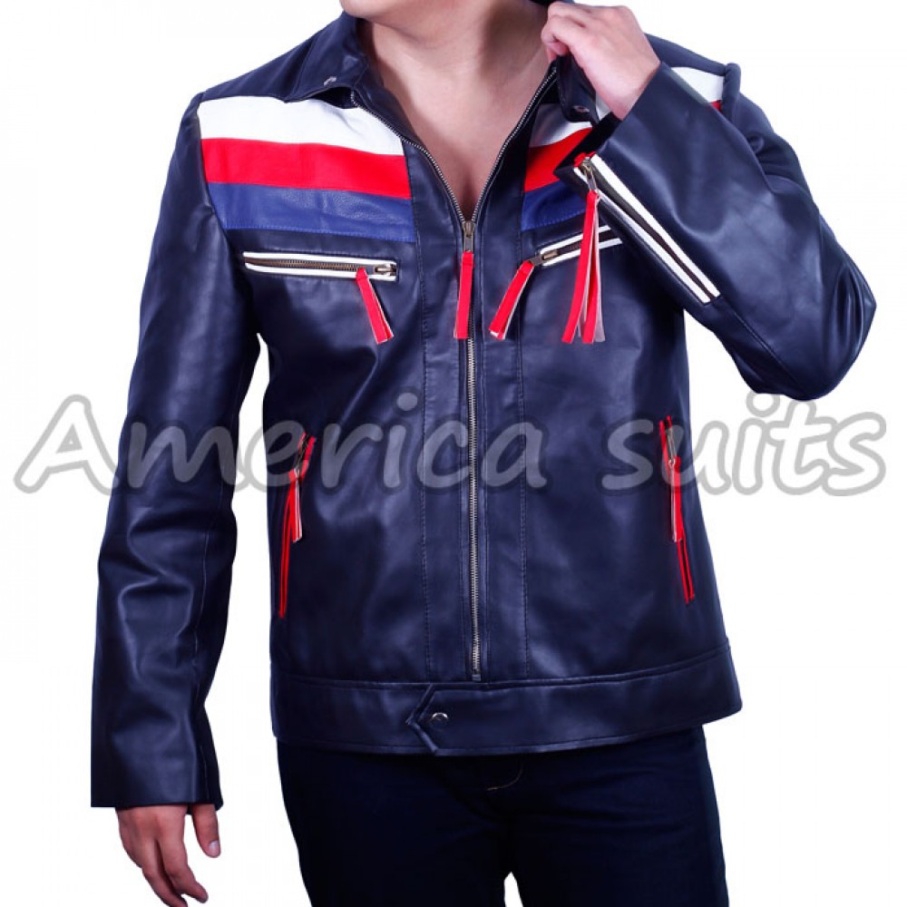 Casual Rider Leather Jacket For Men| America suits