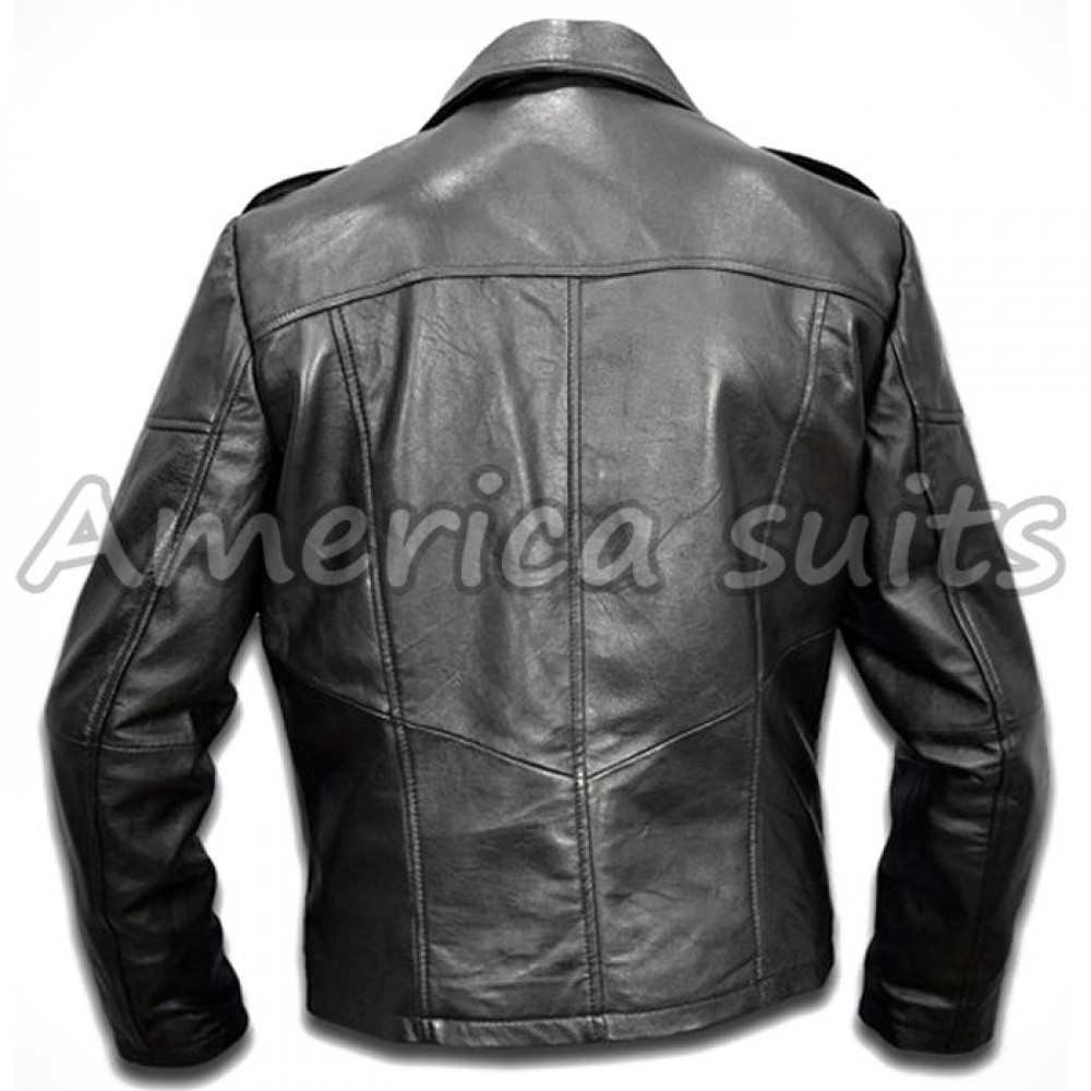 Mens Biker Jacket With Fur America Suits