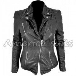Cheryl Cole Biker Muubaa Leather Jacket