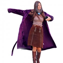 Daisy Jones Purple Coat