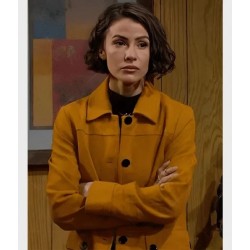 Days of Our Lives Sarah Horton Orange Coat