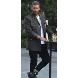 Erkenci Kus Can Yaman Wool Coat