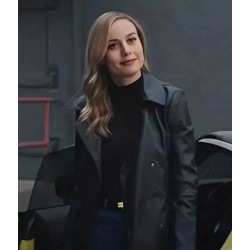 Fast X 2023 Brie Larson Leather Coat