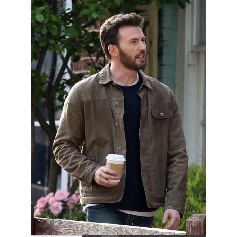Ghosted Chris Evans Cotton Jacket | AmericaSuits