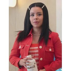 Good Trouble S04 Mariana Adams Foster Red Jacket Good Trouble S04 Mariana Adams Foster Red Jacket