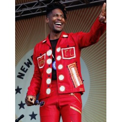 Jon Batiste Newport Folk Leather Jacket Jon Batiste Newport Folk Leather Jacket