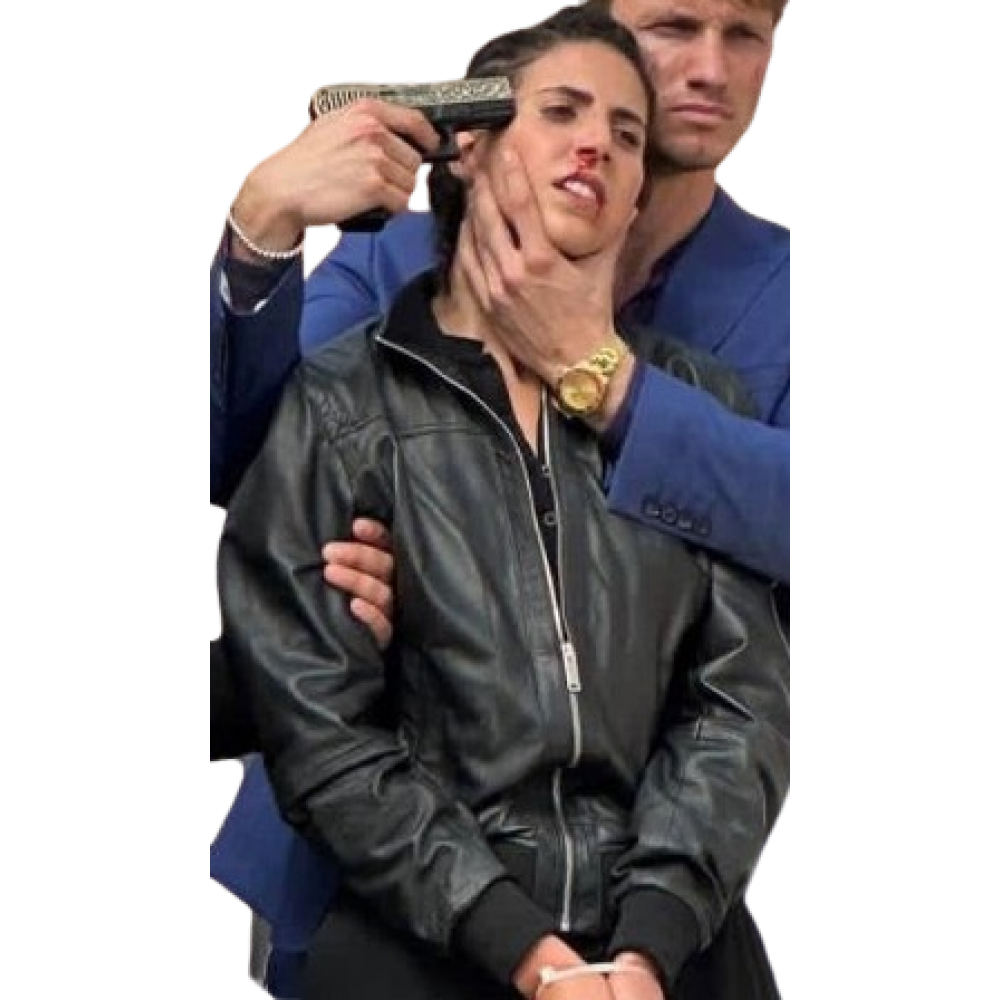 Kill Em All 2024 Talia Asseraf Black Bomber Jacket - Main Image