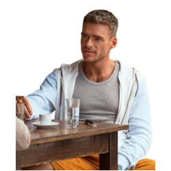 Killer Heat 2024 Richard Madden Blue Hoodie