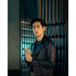 KinnPorsche La 'forte Leather Jacket