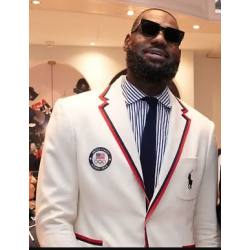 LeBron James Paris Olympics 2024 Team USA Blazer
