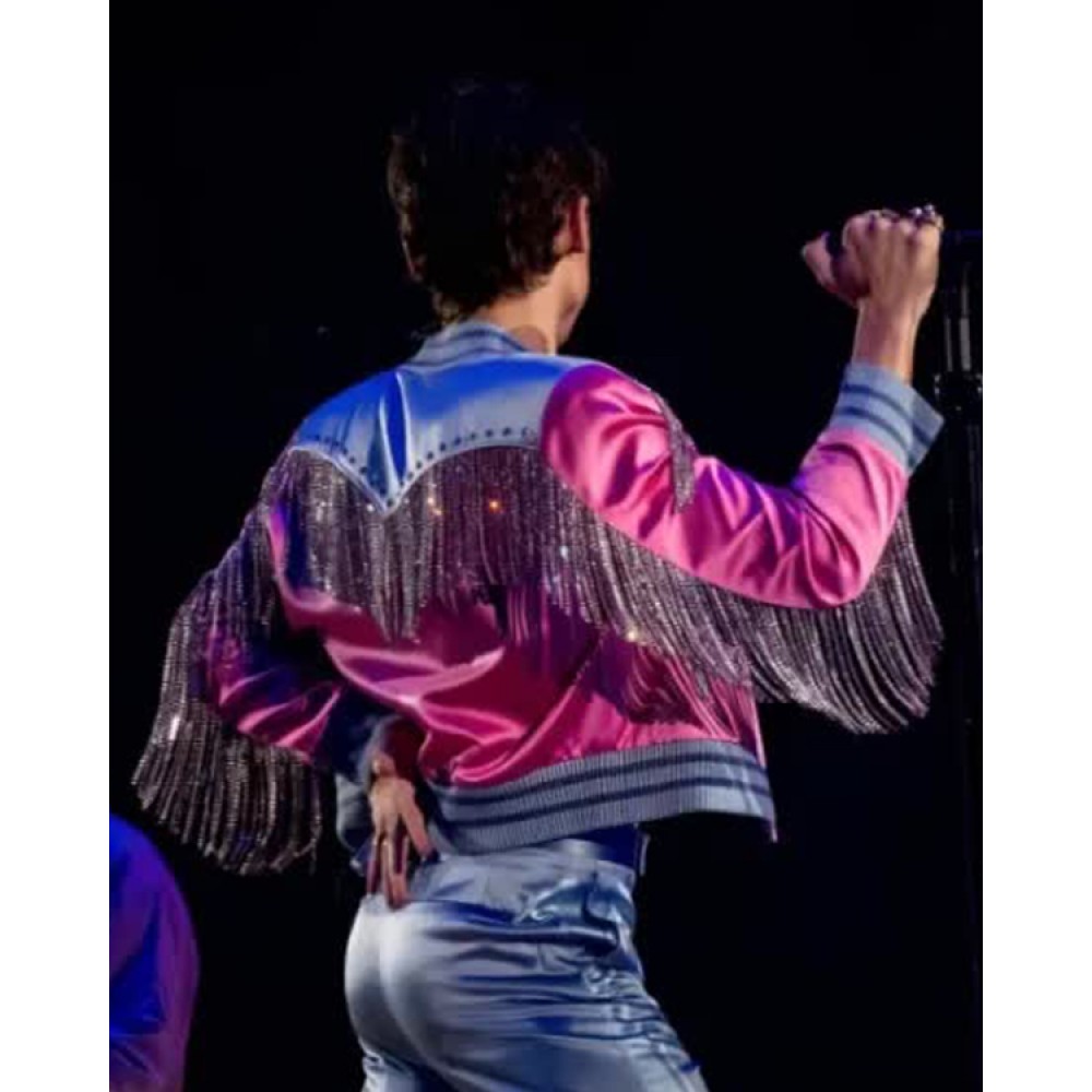 Shop Harry Styles Love On Tour LA 2023 Pink Jacket