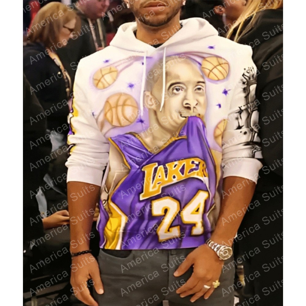 Trendy Ludacris Lakers Hoodie  Printed Pullover Hoodie Up To 30 % OFF