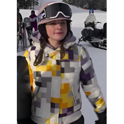 Madison MacIsaac My Secret Santa Puffer Hooded Jacket