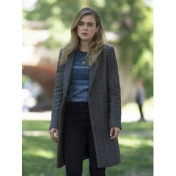 Manifest S04 Michaela Stone Grey Coat