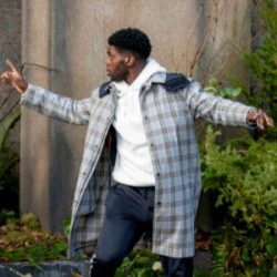 Nancy Drew Tian Richards Checked Coat