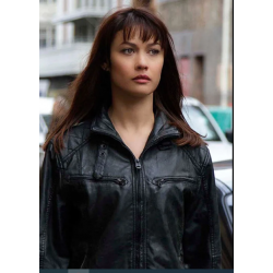 Olga Kurylenko Momentum Leather Jacket