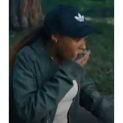 On the Come Up Jamila Gray Bomber Jacket