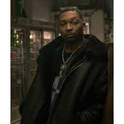 Power Book 3 Lou-Lou Black Bomber Jacket Power Book 3 Lou-Lou Black Bomber Jacket