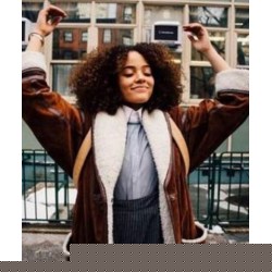 Quintessa Swindell Suede Jacket