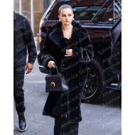 Rare Beauty Event 2023 Selena Gomez Fur Coat