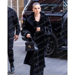 Rare Beauty Event 2023 Selena Gomez Fur Coat