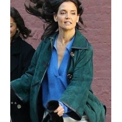 Rare Objects Katie Holmes Suede Coat