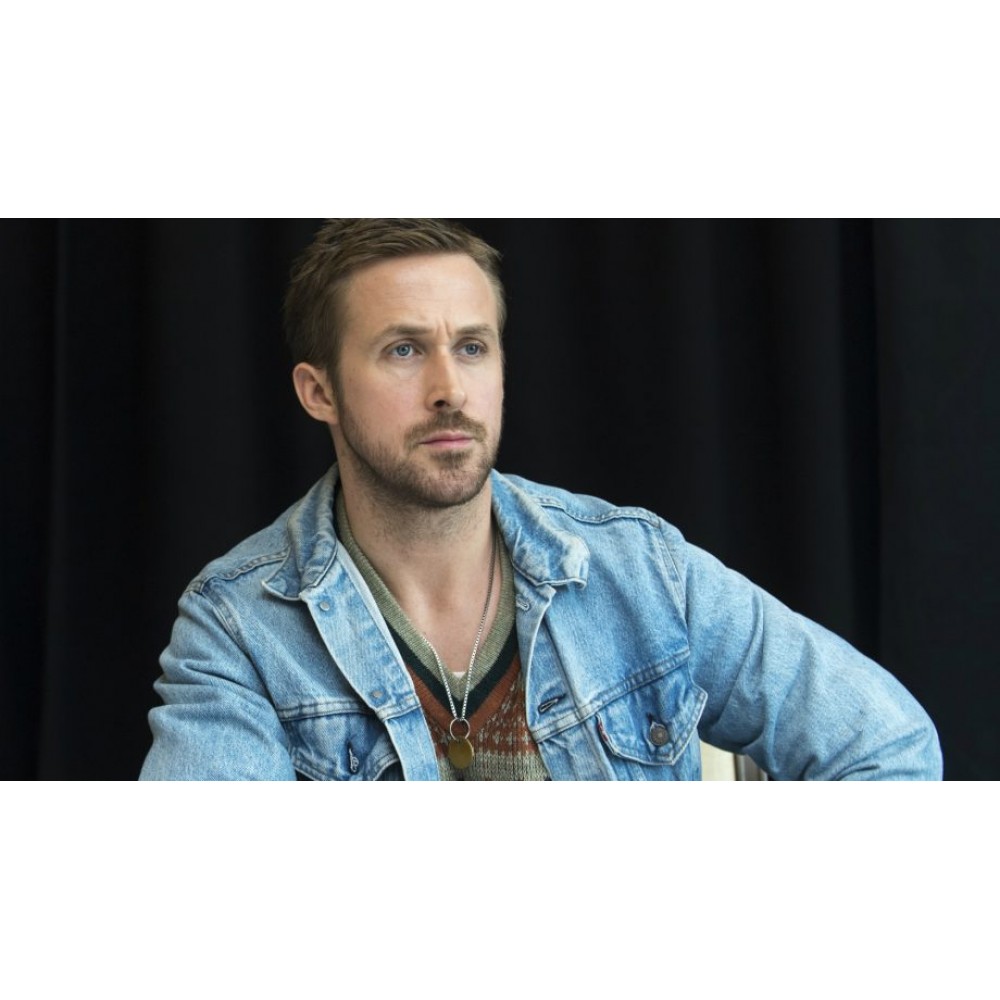 Men's Ryan Gosling Barbie Denim Vest/Jacket with scorpion patch | eBay