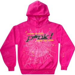Sp5der Pink Hoodie