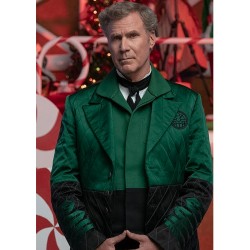 Spirited Will Ferrell Green Coat