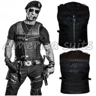 Expendables 3 Sylvester Stallone Leather Vest